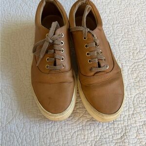 Nisolo Tan Leather Sneakers